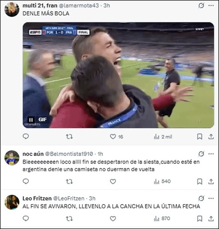 Los hinchas de Boca reaccionaron al posteo en apoyo de Franco Colapinto. Los hinchas de Boca reaccionaron al posteo en apoyo de Franco Colapinto.