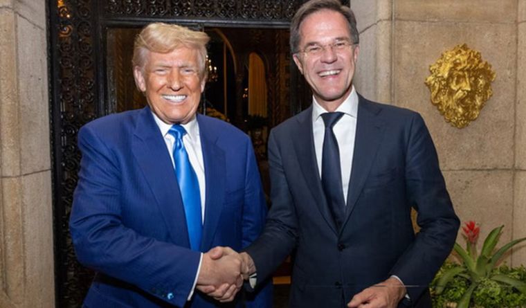 Donald Trump y Mark Rutte, en una pasada cita. Fuente NATO Donald Trump y Mark Rutte, en una pasada cita. Fuente NATO