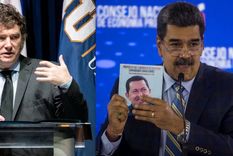 Milei y Maduro, posiciones irreconciliables. Foto: EFE
