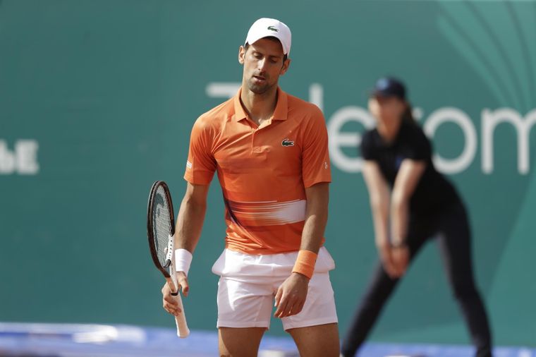Djokovic no aguantó el poderío de Rublev. Foto: EFE