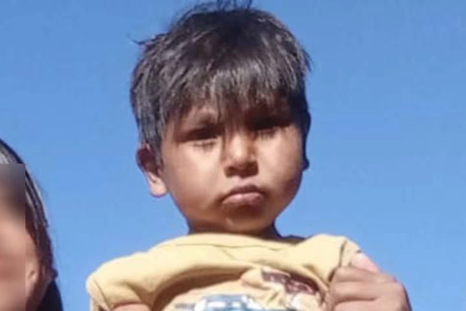 Lian, de 3 años, desapareció el sábado por la tarde e intensifican la búsqueda Foto: NA