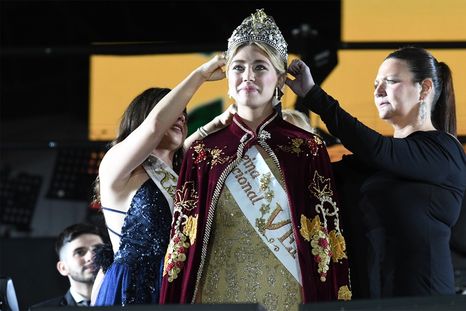 Agostina es la primera reina nacional de la Vendimia que llega desde la Ciudad de Mendoza. Foto: Alf Ponce Mercado/MDZ