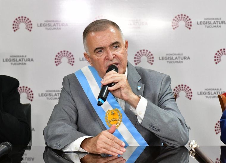 La policía de Osvaldo Jaldo detuvo a una vecina por gritas Viva la libertad, carajo. Foto: X (@OsvaldoJaldo)