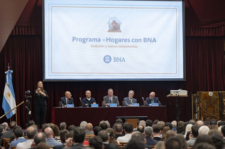 Programa +Hogares con BNA del Banco Nación Foto: BNA