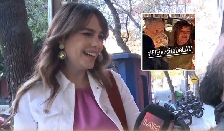 BUENA ONDA. ROMINA PEREIRO CHARLO CON LAM.