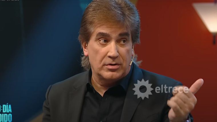 El conductor y una fuerte confesión. Créditos: Captura / El Trece