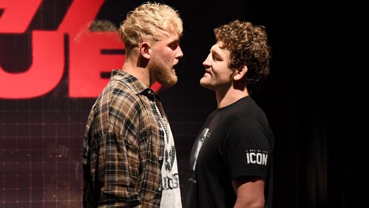 Jake Paul y Ben Askren se enfrentarán este sábado en Atlanta. Foto: CBS Sports