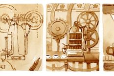 El doodle de hoy homenajea a Angelo Moriondo Foto: Google El doodle de hoy homenajea a Angelo Moriondo Foto: Google