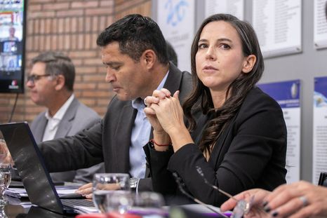 La ministra de Segurida, Mercedes Rus. La ministra de Segurida, Mercedes Rus.