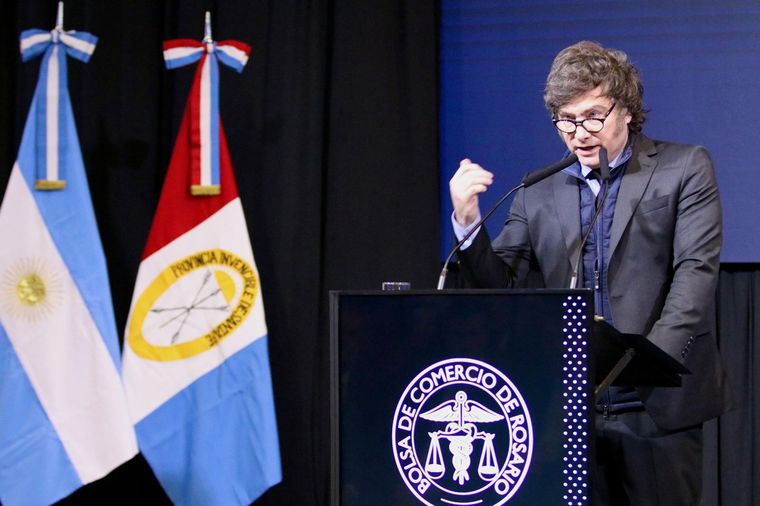 Javier Milei tiene por delante una semana caliente, dominada por la agenda económica. Foto: Presidencia de la Nación