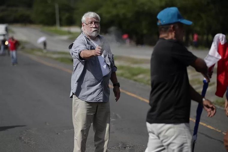Mató a un manifestante antiminero Foto: EFE