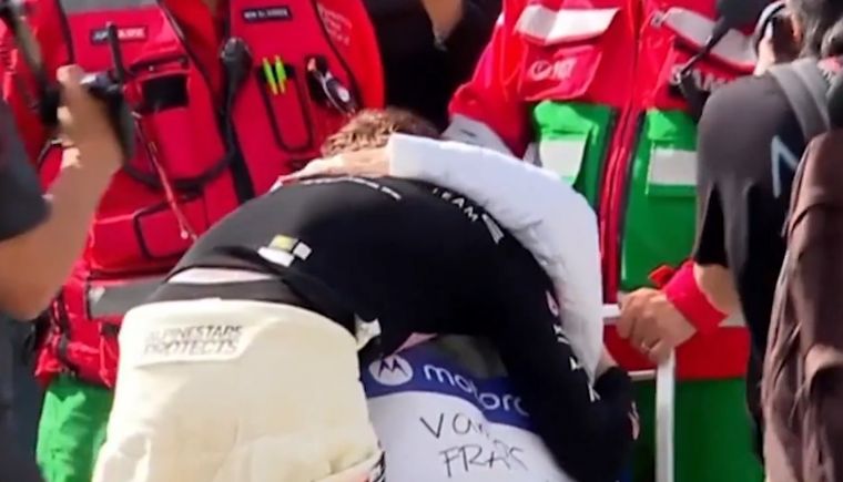 Franco Colapinto vivió un momento especial con su abuela Rosa.