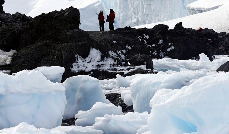 Antártida La Antártida padece también el cambio climático. Foto: Efe.