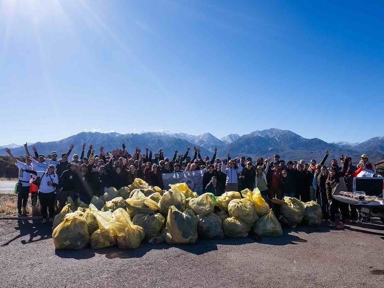 En medio de la Semana Mundial del Reciclaje, una jornada en Potrerillos expuso el impacto de la basura en zonas turísticas.