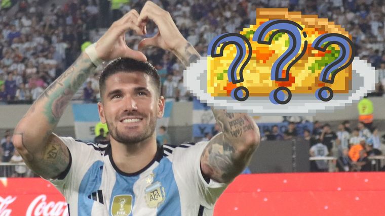 Esta es la insólita merienda favorita de Rodrigo De Paul protéica y deliciosa