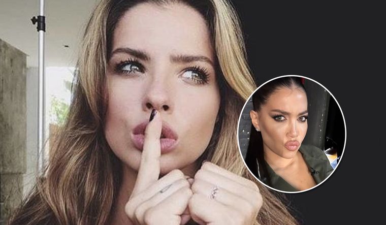 La China Suárez furiosa. Créditos: Archivo MDZ