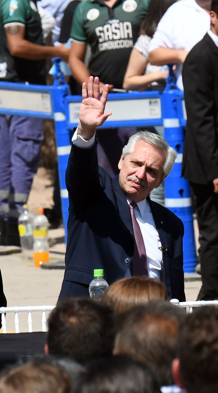 Alberto Fernández aseguró que comparte con Cristina Kirchner el objetivo de país por encima de cualquier diferencia Foto: ALF PONCE MERCADO / MDZ