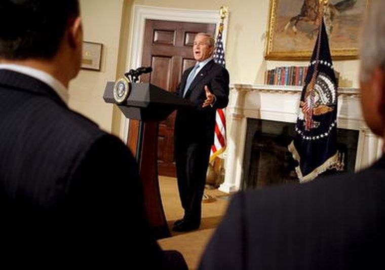 El presidente de Estados Unidos, George W. Bush. Foto: EFE