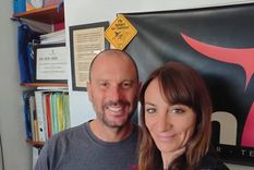 Daniela y Claudio son argentinos y se conocieron en España hace 15 años. Foto: Daniela Valtz