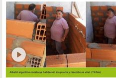 El albañil se olvidó de construir la puerta.