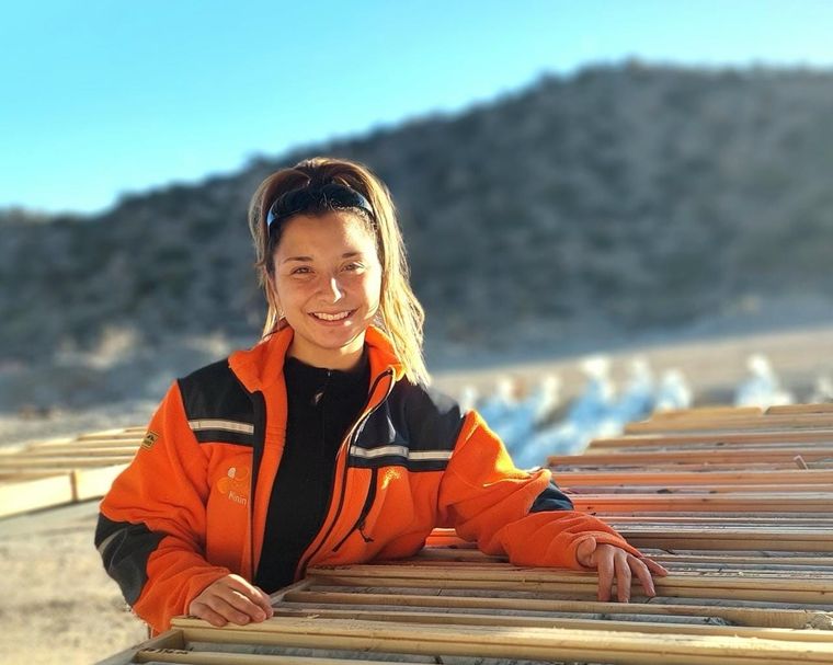 Agustina Cogo es de Malargüe y desde muy chica está comprometida con la minería Foto: Agustina Cogo