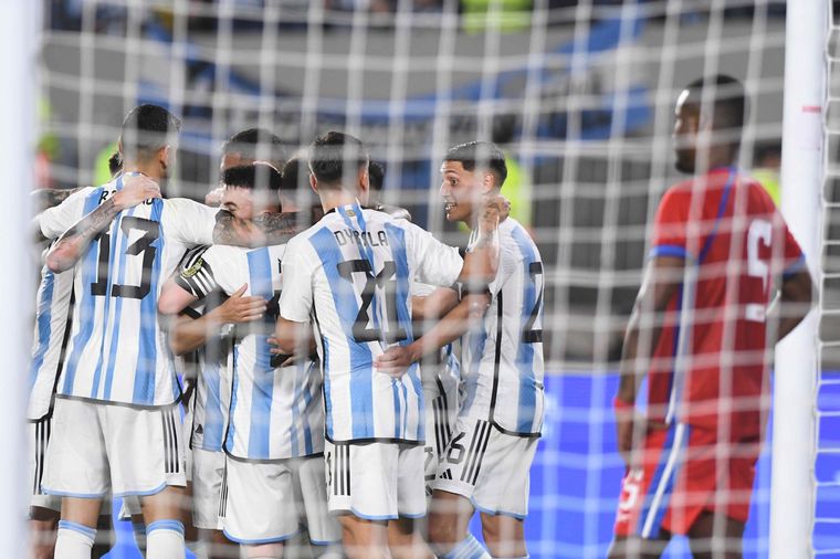Argentina ganó en el Monumental. Foto: Télam