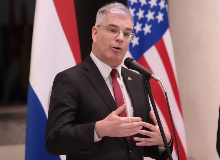 Marc Ostfield, exembajador estadounidense en Paraguay. Foto: Agencia IP Marc Ostfield, exembajador estadounidense en Paraguay. Foto: Agencia IP