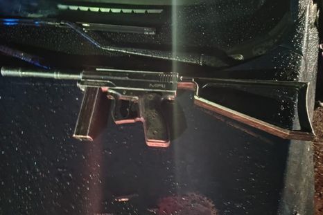 La pistola de paintball secuestrada en Maipú tras la detención de los sospechosos.