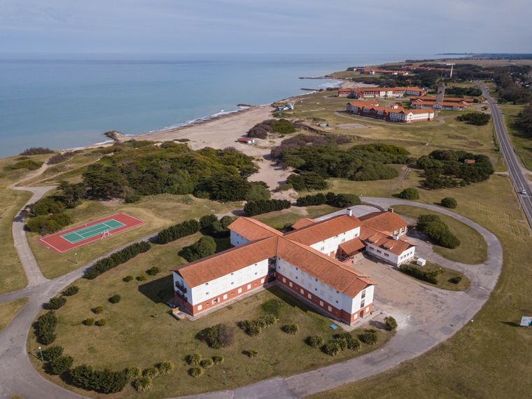 El complejo de Chapadmalal, a orillas del mar. Foto: Estrella Herrera