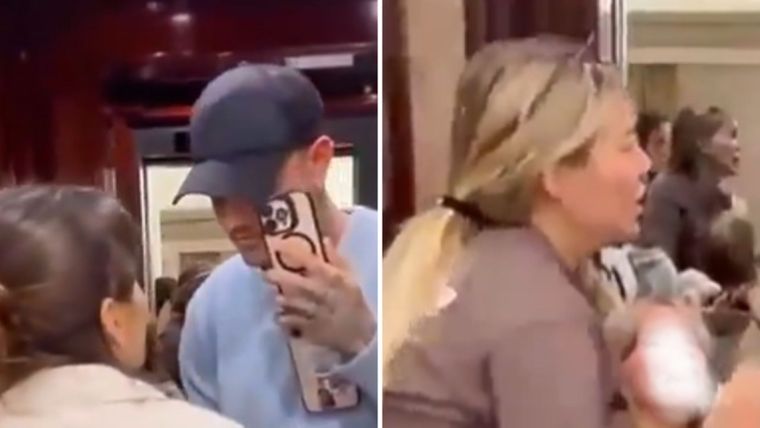 Así se vivió el tenso momento entre Nara e Icardi en junio. / Captura X