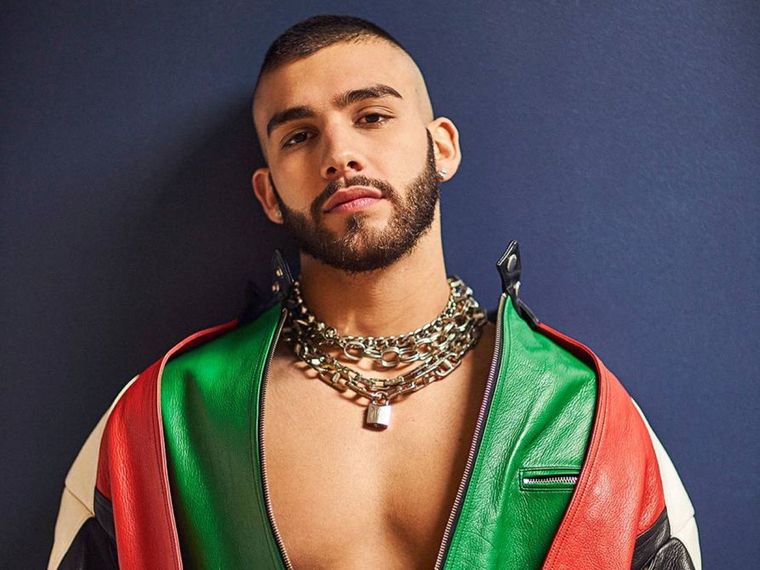 Manuel Turizo compartió una foto donde besa a su madre en la boca. Foto: Internet