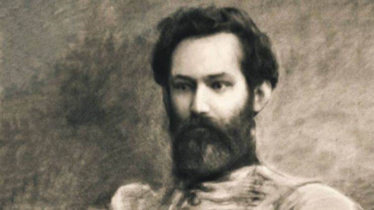 El retrato autorizado del General Martín Miguel de Güemes, elaborado con carbonilla por Eduardo Schiaffino en 1902 y basado en descripciones y rasgos de sus descendientes.&nbsp;