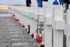 Cementerio Darwin para los Caídos en la Guerra de Malvinas. Foto: EAAF