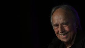 Joan Manuel Serrat brindó una extensa y amena conferencia de prensa en la Nave UNCuyo.&nbsp;