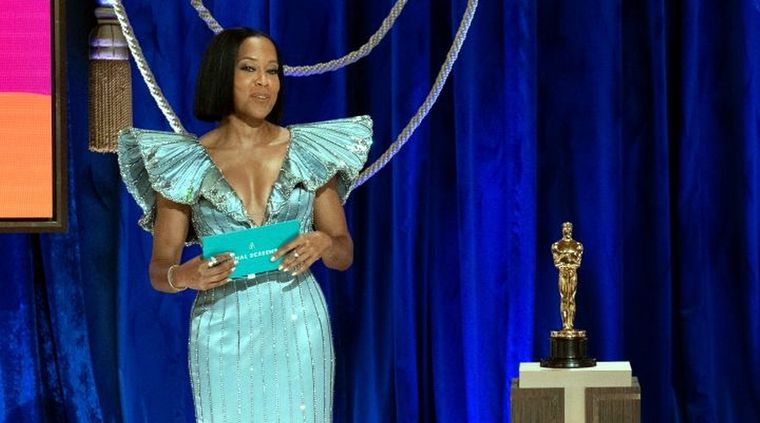 Regina King, anoche. Foto: ETCanadá.