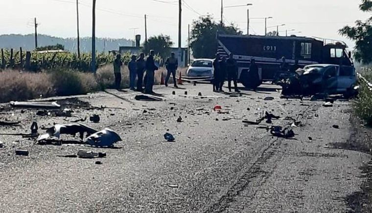 El choque ocurrió en La Consulta Foto: Cuco Digital