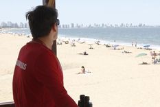 El hecho ocurrió en la playa de La Barra, en Punta del Este Foto: Intendencia de Maldonado El hecho ocurrió en la playa de La Barra, en Punta del Este Foto: Intendencia de Maldonado