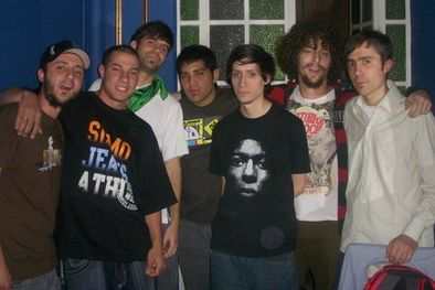 MDZol | Color Kit, Gunz, Polux, Nextor, Birlo, Catarsys junto al agasajado Uter. Foto: MDZ