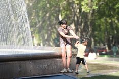 El calor fue intenso hoy. Foto: Maximiliano Ríos/MDZ El calor fue intenso hoy. Foto: Maximiliano Ríos/MDZ