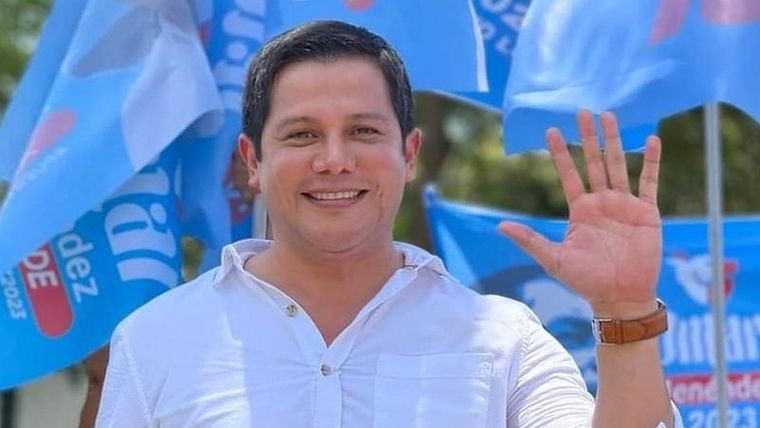 El candidato asesinado Omar Menéndez. Foto: REVOLUCION CIUDADANA