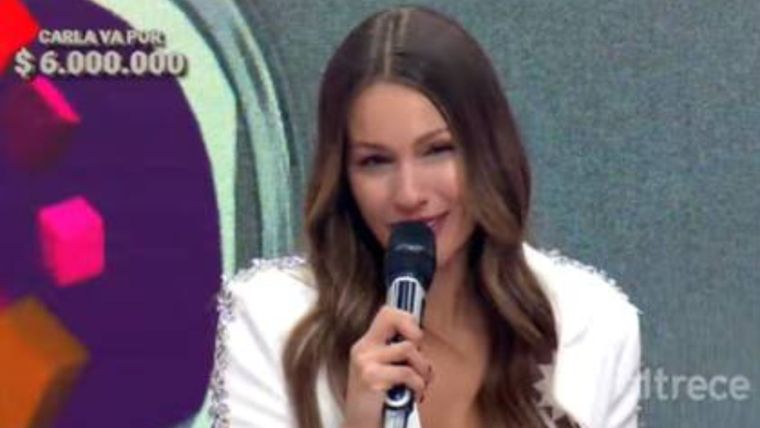 La modelo se despidió de Los 8 Escalones. / Captura TV