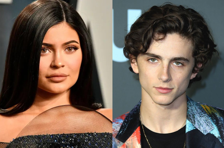 Kylie Jenner y Timothée Chalamet afianzan su romance. Foto: Fotos de Getty Images, Edición de MDZ Online