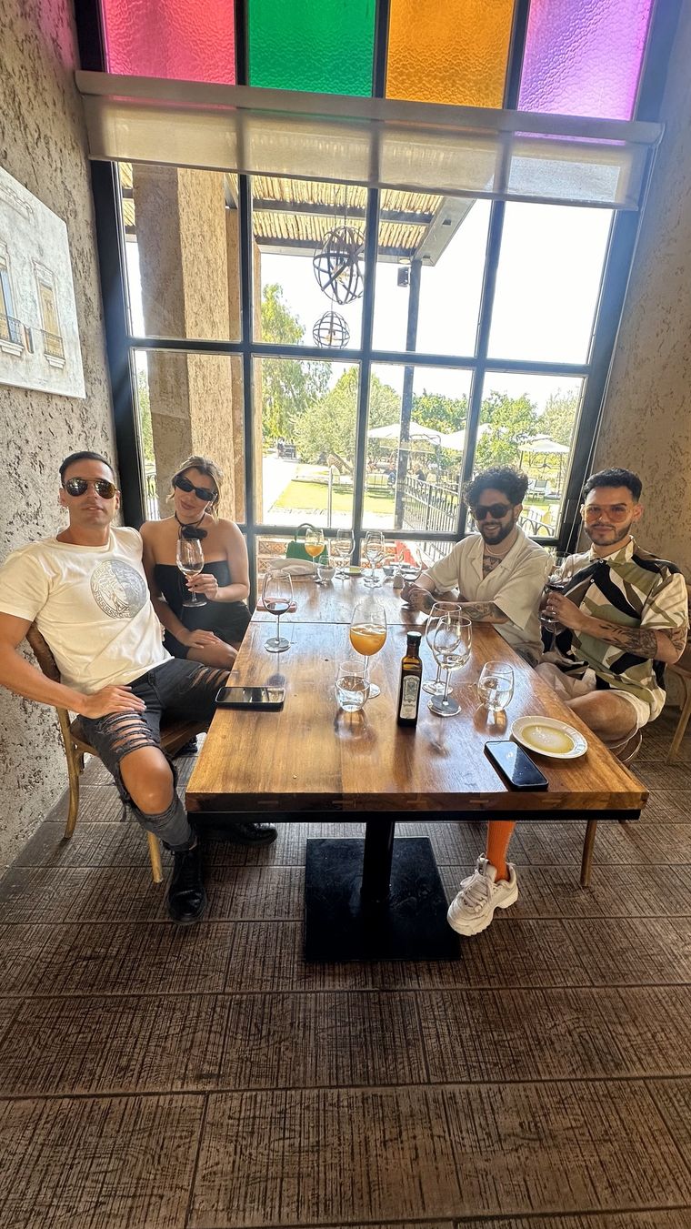 Charlotte Caniggia disfruta días en Mendoza. Foto: Instagram Lucas Salvo