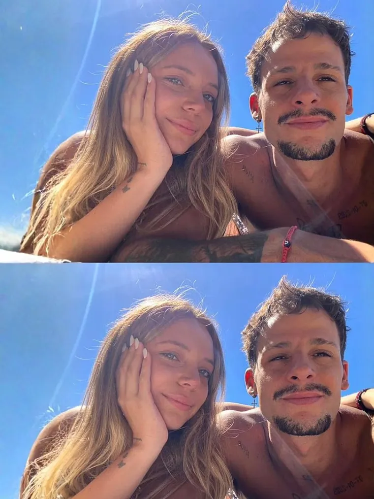 El ex Gran Hermano apareció con bigote y chivita en un viaje romántico con su novia Juana Delfino. El ex Gran Hermano apareció con bigote y chivita en un viaje romántico con su novia Juana Delfino.