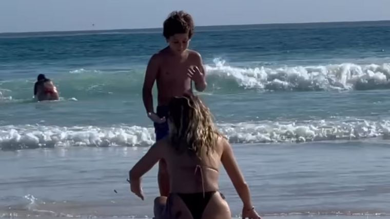 Jimena Barón Un viaje sorpresa. Foto: @jmena