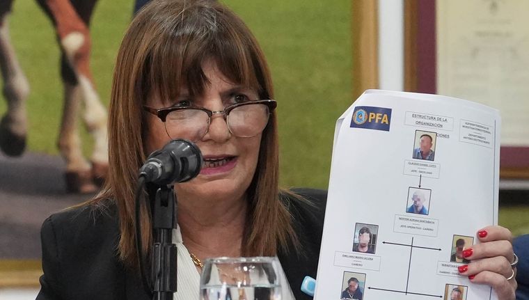 Patricia Bullrich lanzó una dura advertencia contra los delincuentes Foto: NA