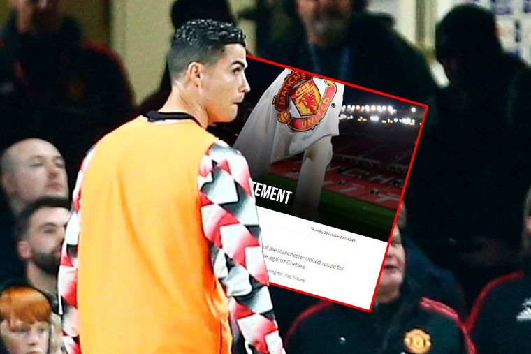 Cristiano Ronaldo fue apartado del equipo del Manchester United tras su desplante en el triunfo ante el Tottenham.