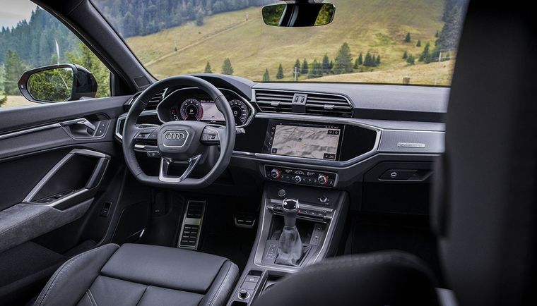 Interior del Audi Q3 Sportback.