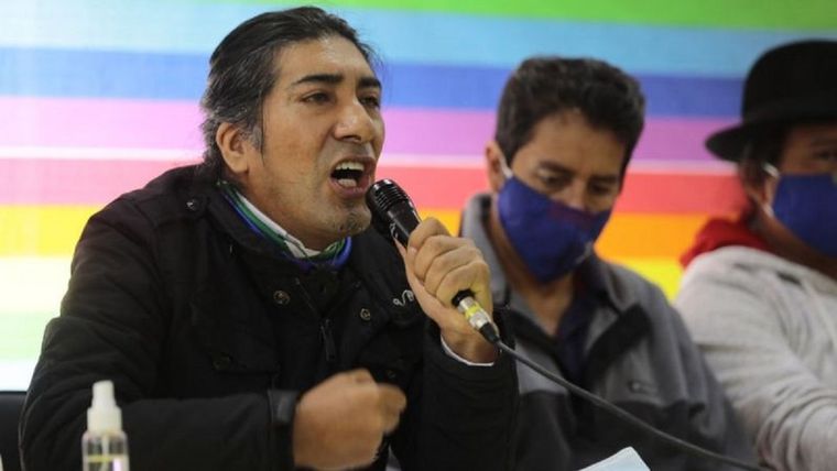 Yaku Pérez anunció que ejercerían la resistencia legal y social. Foto: GETTY IMAGES