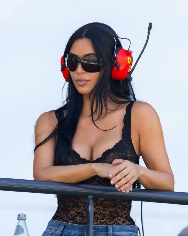 Kim Kardashian, viral tras el Gran Premio de Mónaco.